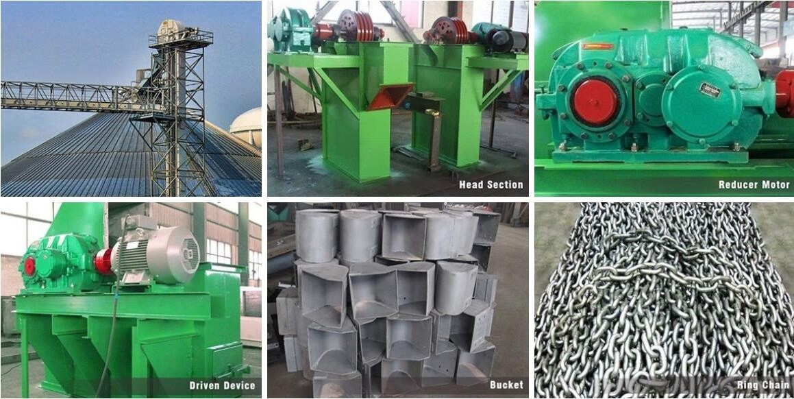 مصعد دلو السلسلة الدائرية